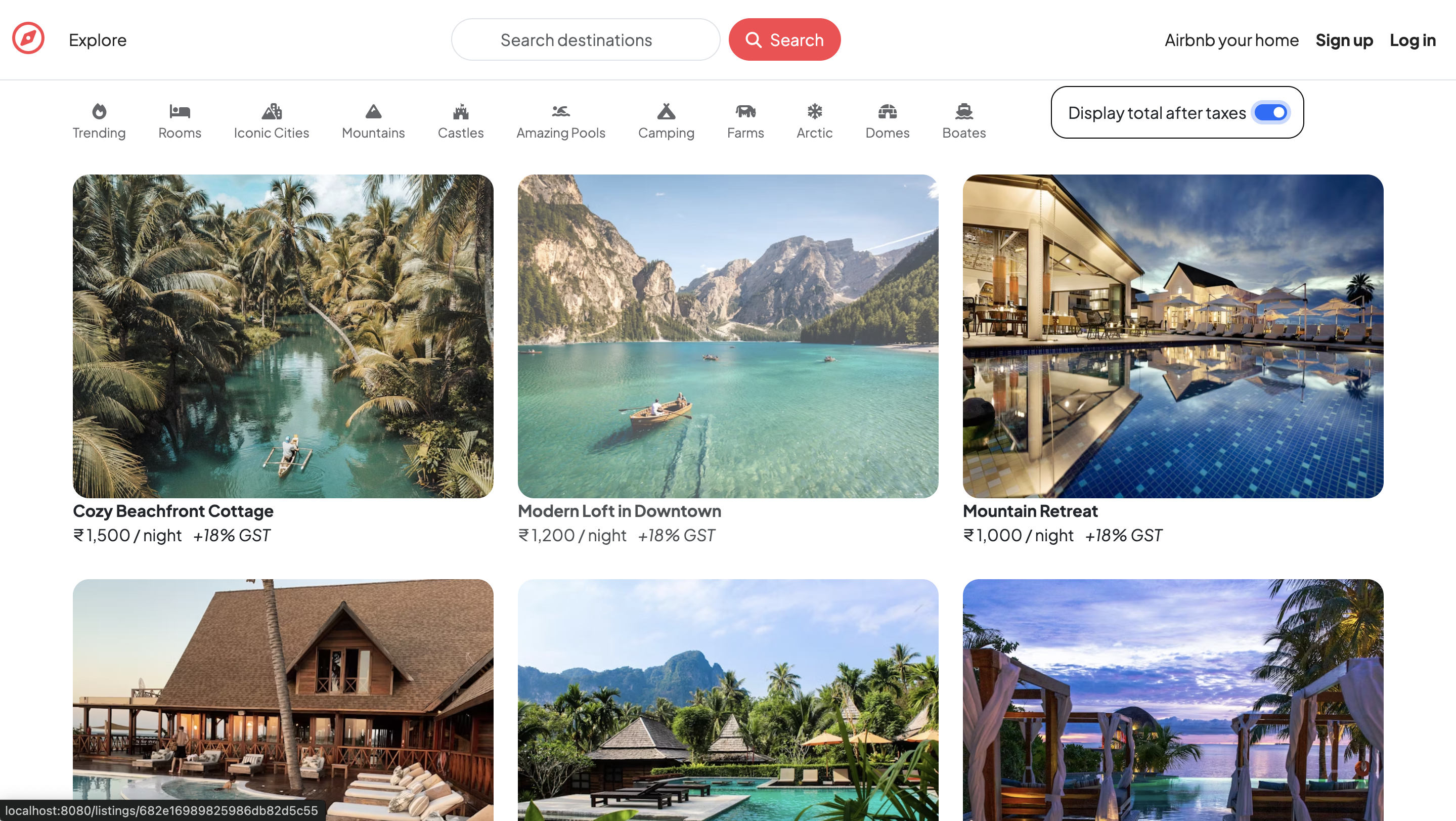 WanderWorld - Vacation Property Listing Platform